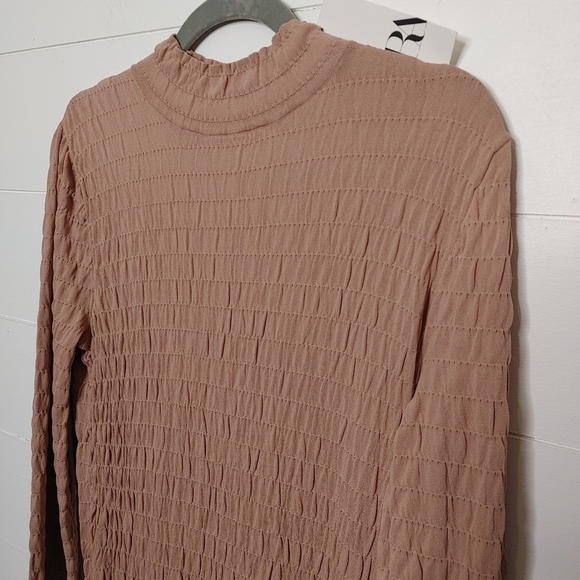 Zara taupe knit maxi dress size M - Picture 6 of 16